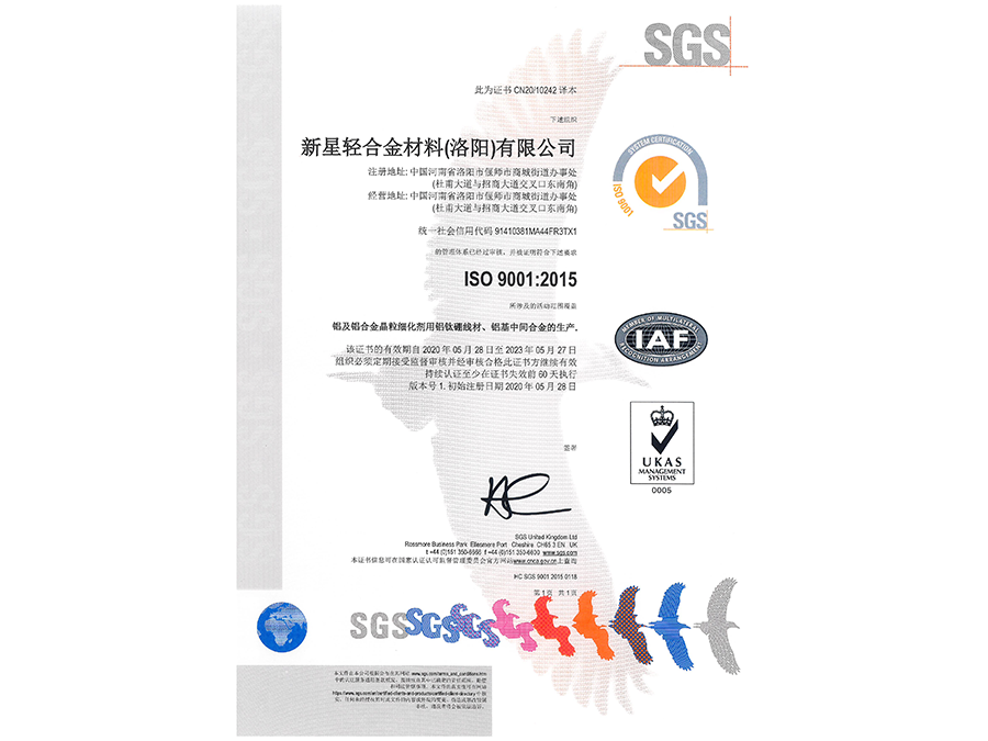 ISO9001:2015 (Chinese version)